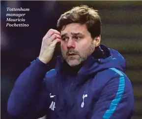  ??  ?? Tottenham manager Mauricio Pochettino