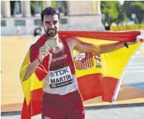  ?? ?? Álvaro Martín, doble campeón del mundo de marcha.