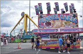  ?? CARLY STONE — MEDIANEWS GROUP ?? New York State Fair Midway. August 20, 2021.