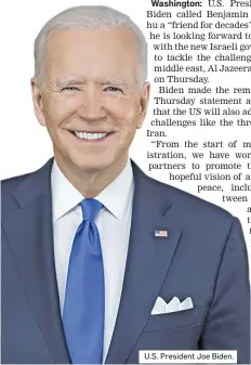  ?? U.S. President Joe Biden. ??