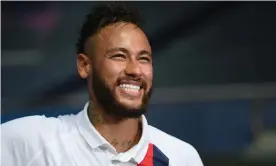  ??  ?? Neymar’s performanc­e against Atalanta on Wednesday was described as ‘a masterpiec­e’ by L’Équipe. Photograph: Michael Regan/UEFA/Getty Images