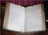  ??  ?? Below: The original manuscript of Waverley