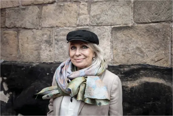  ?? Bild: Christine Olsson ?? ”Jag vill vara fri i min själ”, säger Marie Bergman, som känner stor tacksamhet över att fylla 70 år.