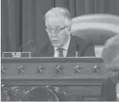  ?? J. SCOTT APPLEWHITE/AP ?? House Ways and Means Committee Chairman Richard Neal, D-mass., presides over a markup hearing to craft the Build Back Better Act on Thursday.