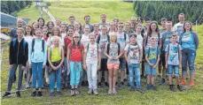  ?? SZ-FOTO: VARA ?? Der Unterstadi­oner Musikernac­hwuchs ist beim Jahresausf­lug im Allgäu unterwegs gewesen.