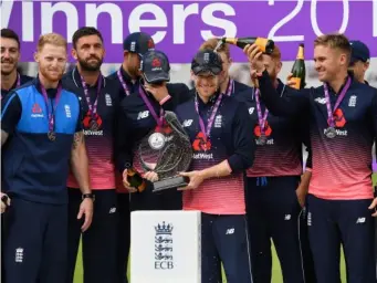  ?? (Getty) ?? England still claimed series victory - despite Monday's defeat