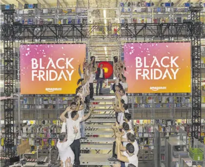  ?? AMAZON ?? El momento en que Amazon activó las ofertas de ‘Black Friday’.