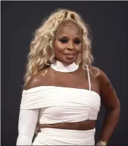  ?? AP ?? Mary J. Blige arrives at the BET Awards on Sunday at the Microsoft Theater in Los Angeles.