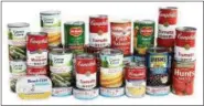  ?? SUBMITTED PHOTO ?? The Exeter Area Food Pantry is asking the community to donate canned fruits, vegetables or meats to help them reach their goal of 10,000 cans.