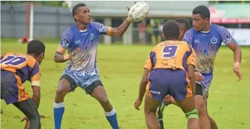  ?? Photo: Simione Haravanua ?? Under-20 action from the Silverwate­rs Tabadamu 7s tournament at Ratu Cakobau Park, Nausori on January 11, 2018.