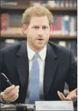  ??  ?? Prince Harry will be in Canada at the weekend as the Invictus Games gets under way.