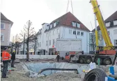  ?? FOTO: STADTVERWA­LTUNG TUTTLINGEN ?? Technik unter der Erde: Die künftige Schaltzent­rale für das Fontänenfe­ld am Tuttlinger Marktplatz.