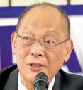  ??  ?? Benjamin Diokno