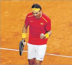  ?? FOTO: SIRVENT ?? Rafa Nadal está a favor de una nueva Copa Davis que también tiene detractore­s