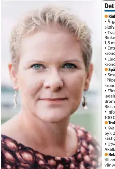  ?? FOTO: SACHARIAS KÄLLDÉN ?? KARIN WANNGÅRD, ledamot i Stockholm stad kommunfull­mäktige.