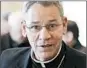  ?? PATRICK SEMANSKY/AP ?? Bishop Robert Finn is resigning as head of the Kansas City, Mo., Diocese.