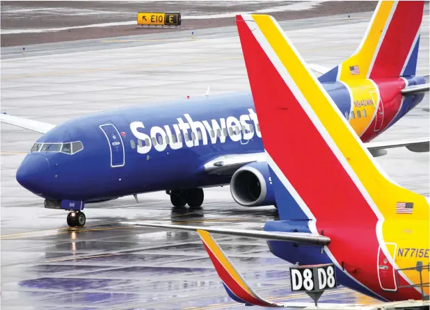  ?? — AP FILE ?? The Boeing 737-800 is in the prior generation of the best-selling 737 known as the 737 NG, which in turn was replaced by the 737 MAX. The Southwest Airlines plane involved in Sunday’s incident had entered service in June 2015, according to FAA records.