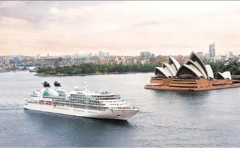  ?? SEABOURN ?? The luxury line Seabourn offers all-inclusive voyages around the world.