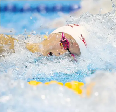  ?? DAVE ABEL ?? Canada’s Penny Oleksiak was one of the many women responsibl­e for some of the Rio Olympics’ most memorable moments.