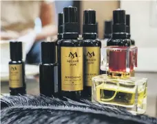  ??  ?? Melanie Jane has her own line of perfumes and oils