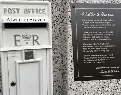 Funeral firm installs ‘ post box to heaven’ - PressReader