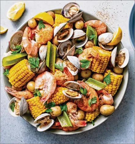  ?? SCOTT SUCHMAN FOR THE WASHINGTON POST ?? A stovetop clambake will make any weekend feel like a holiday.