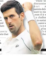  ??  ?? WIN ASSISTED
Djokovic after his battle for victory