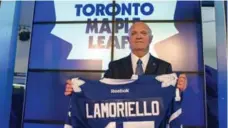  ?? BRIAN B. BETTENCOUR­T/TORONTO STAR ?? GM Lou Lamoriello will address Leafs at camp, which opens Thursday.