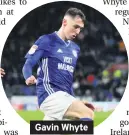  ??  ?? Gavin Whyte