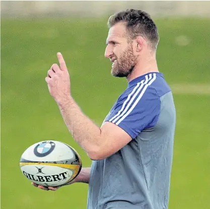  ??  ?? All Blacks captain Kieran Read.