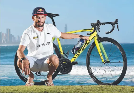  ?? Picture: JOHN GASS ?? South African triathlete Richard Murray headlines the Mooloolaba World Cup over a 750m swim, 20km cycle and 5km run.