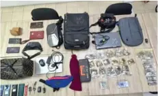  ?? ?? Among the stolen items recovered by police.
