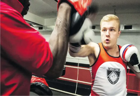  ?? BRANDON HARDER ?? Regina’s Quinn Neald, who trains at New Line Boxing Academy, was recently crowned national boxing champion in the 75-kilogram junior class.