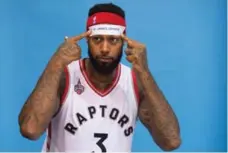  ?? DARREN CALABRESE/THE CANADIAN PRESS ?? The Raptors need James Johnson to get his head in the game this coming season as the team adapts his talents to what they need out on the floor.