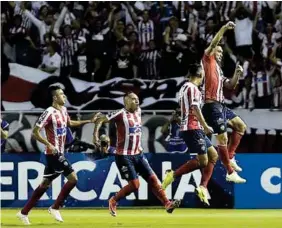  ?? AFP ?? TEMPORADA. Junior, además, jugará la final del torneo colombiano de fútbol.