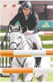  ?? AZIN GHAFFARI ?? Ireland's Jordan Coyle rides Ariso at the jump-off round of the TC Energy Cup in the Internatio­nal Ring at Spruce Meadows on Wednesday.