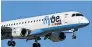  ??  ?? Profits at the airline Flybe nearly halved after it was hit by higher than expected aircraft maintenanc­e and IT costs. The firm, which issued a profit warning last month, made £8.4million for the six months to September 30.