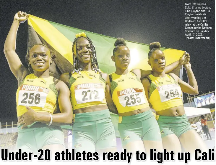 Under20 athletes ready to light up Cali PressReader