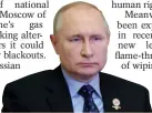  ?? ?? ‘Retributio­n’... Vladimir Putin