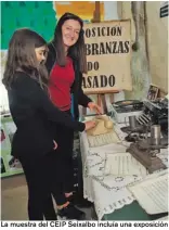  ??  ?? La muestra del CEIP Seixalbo incluía una exposición