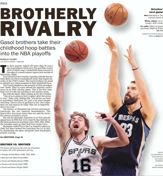 Marc the more popular Gasol brother in playoffs - The San Diego  Union-Tribune