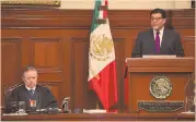  ?? FOTO: ESPECIAL ?? El presidente del Tribunal Electoral presentó su informe de labores ante el pleno de la SCJN.