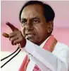  ??  ?? K. Chandrashe­khar rao has got the maximum approval ratings from the voters.