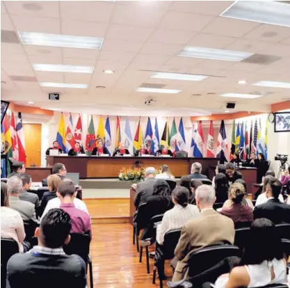  ?? ALONSO TENORIO ?? El 8 de febrero anterior, ante la Corte IDH, el Estado costarrice­nse advirtió de que este caso podría abrir un portillo en la justicia internacio­nal para anular sentencias en el sistema penal del país.