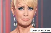  ??  ?? Lysette Anthony