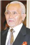  ??  ?? Tun Pehin Sri Abdul Taib Mahmud