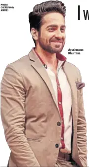  ?? PHOTO: CHEREPANOV ANDREI ?? Ayushmann Khurrana