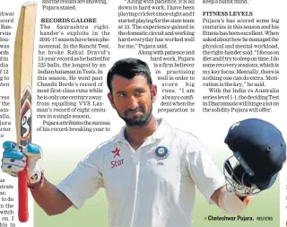  ?? REUTERS ?? Cheteshwar Pujara.