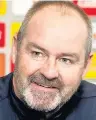  ??  ?? SWAGGER Steve Clarke