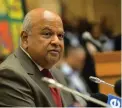  ??  ?? ‘SPEAK OUT’: Pravin Gordhan